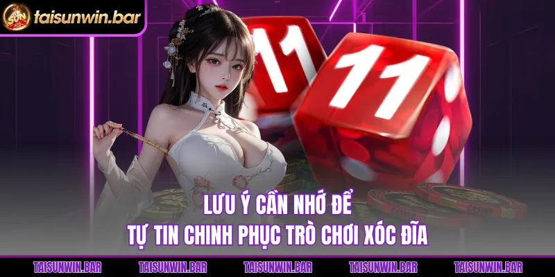 Lưu ý cần nhớ để tự tin chinh phục trò chơi xóc đĩa